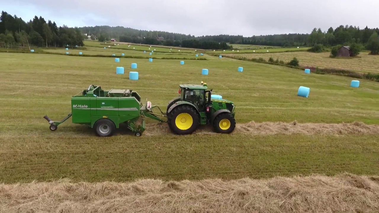 John Deere 6195R Mchale fusion 2