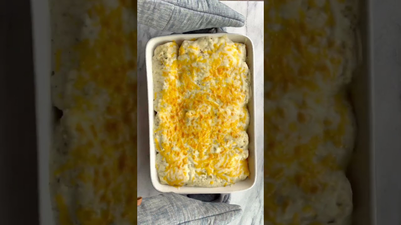 Salsa Verde Chicken Enchiladas