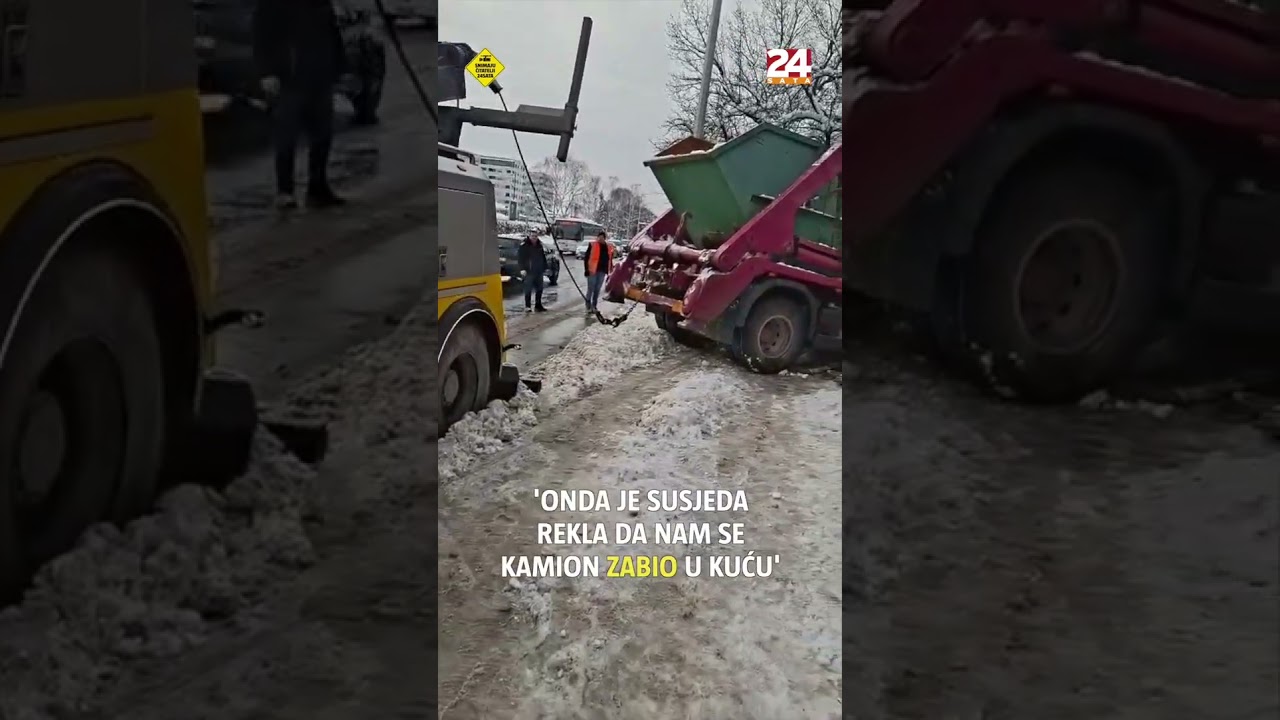 Kaos na Branimirovoj: Kamionom je udario u kuću! 'Kuća se zatresla, kao potres'