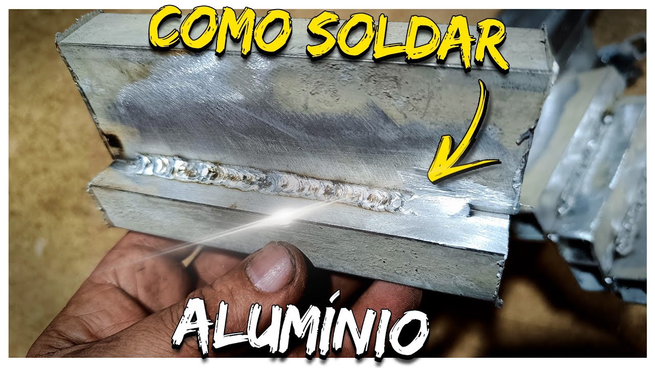 O JEITO MAIS F&Aacute;CIL DE SOLDAR ALUM&Iacute;NIO PARA UM INICIANTE; DA PARA APRENDER R&Aacute;PIDO ASSIM!
