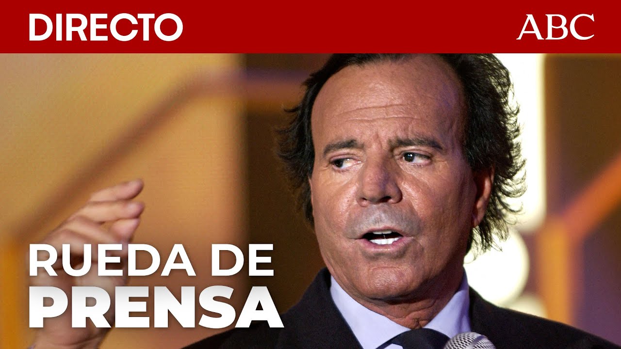 🔴DIRECTO | RUEDA DE PRENSA sobre las acusaciones a JULIO IGLESIAS