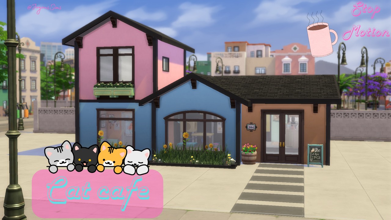 I built a CAT CAFE!!! - Stop motion build