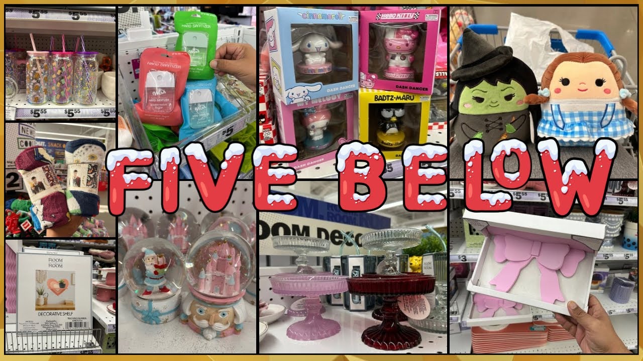 FiVE BELoW BLACK FRIDAY WEEKEND SHOPPING🔥🎁🎅🏽 New Deals at Five Below w/ @SwaysDeals