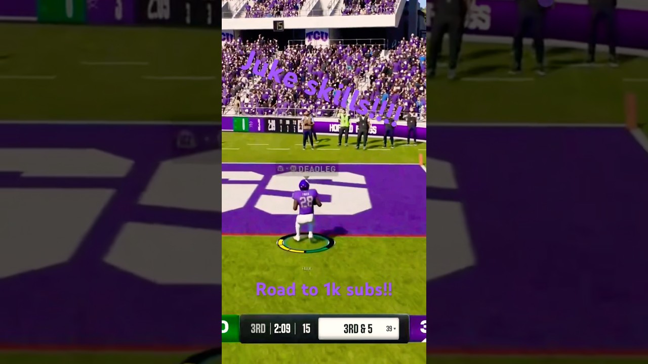 Juke skills!! 
