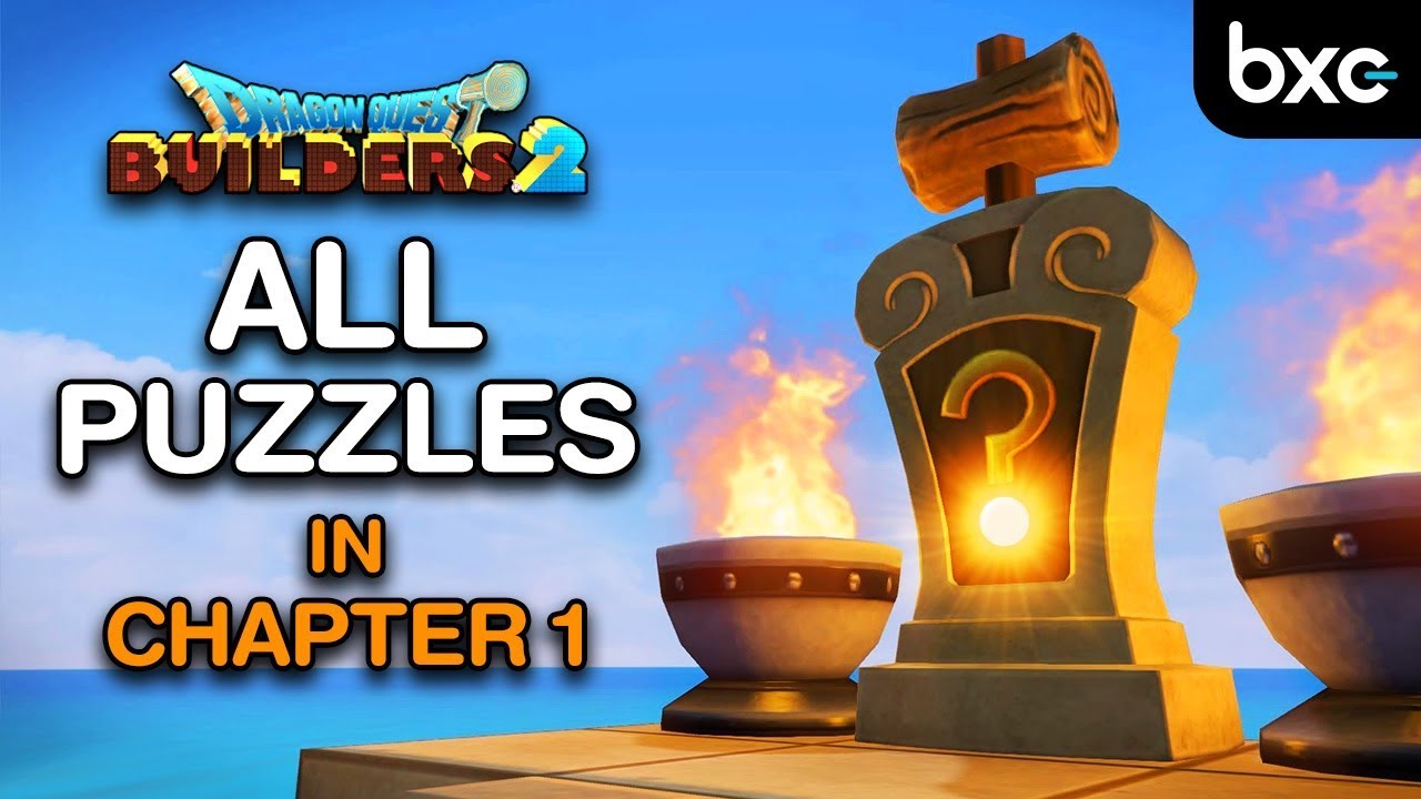 Все головоломки с мини-медалью в Главе 1 | Furrowfield | Dragon Quest Builders 2