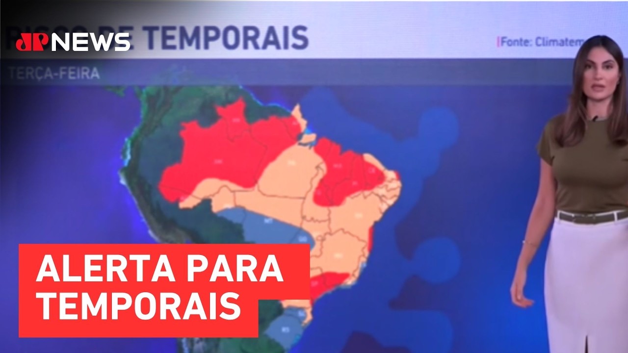 Previs&atilde;o do Tempo: Sudeste ter&aacute; chuva nesta ter&ccedil;a (31)