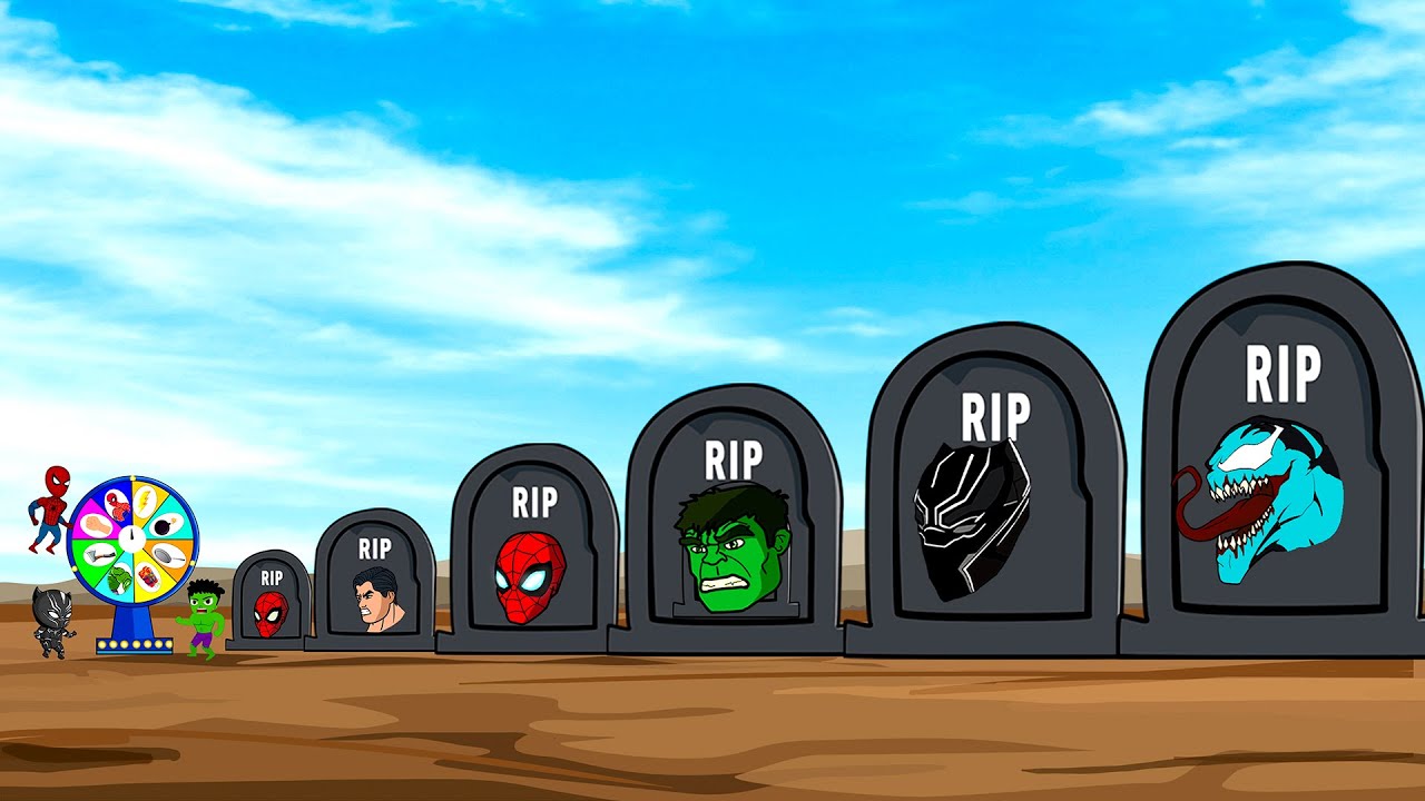 Rescue SUPER HEROES HULK & SPIDERMAN, BLACK PANTHER 2 #2 : Returning from the Dead SECRET - FUNNY