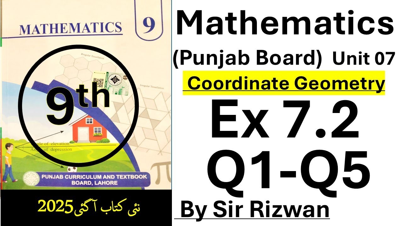 37. Ex 7.2 | Q1-Q5 | 2025-2026 | New Book l Math | Class 9th | Punjab Board