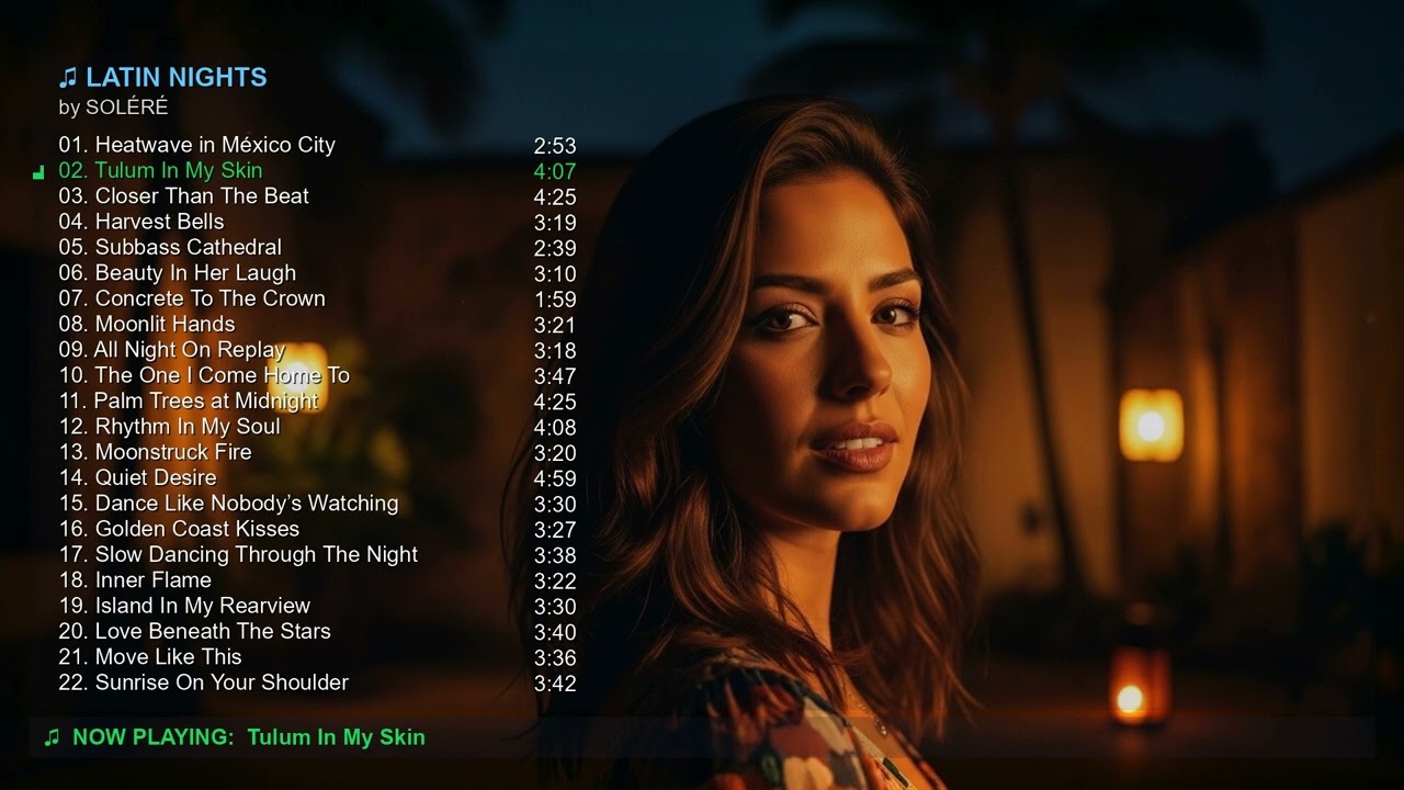 Latin Nights 🌙— Romantic Latin Vibes & Midnight Dance Energy | Full Album Playlist - SOLÉRÉ 🎧