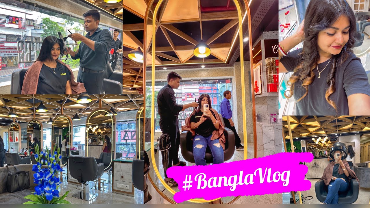 মাঝে মাঝে নিজের যত্ন নিতে ভালোই লাগে।Best SPA in Kolkata|Got A Hair Makeover ❤️ #banglavlog