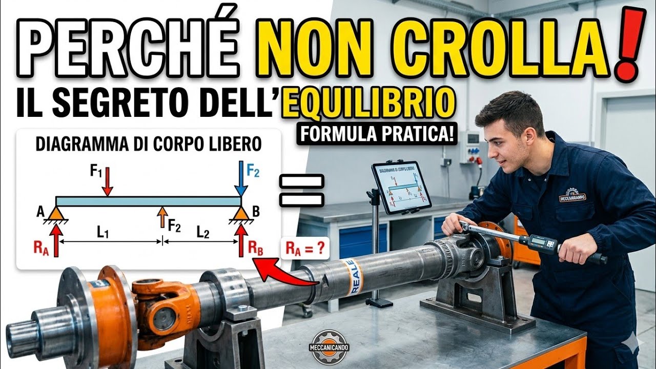 Perché le strutture non crollano? La formula dell'Equilibrio Statico @meccanicando  