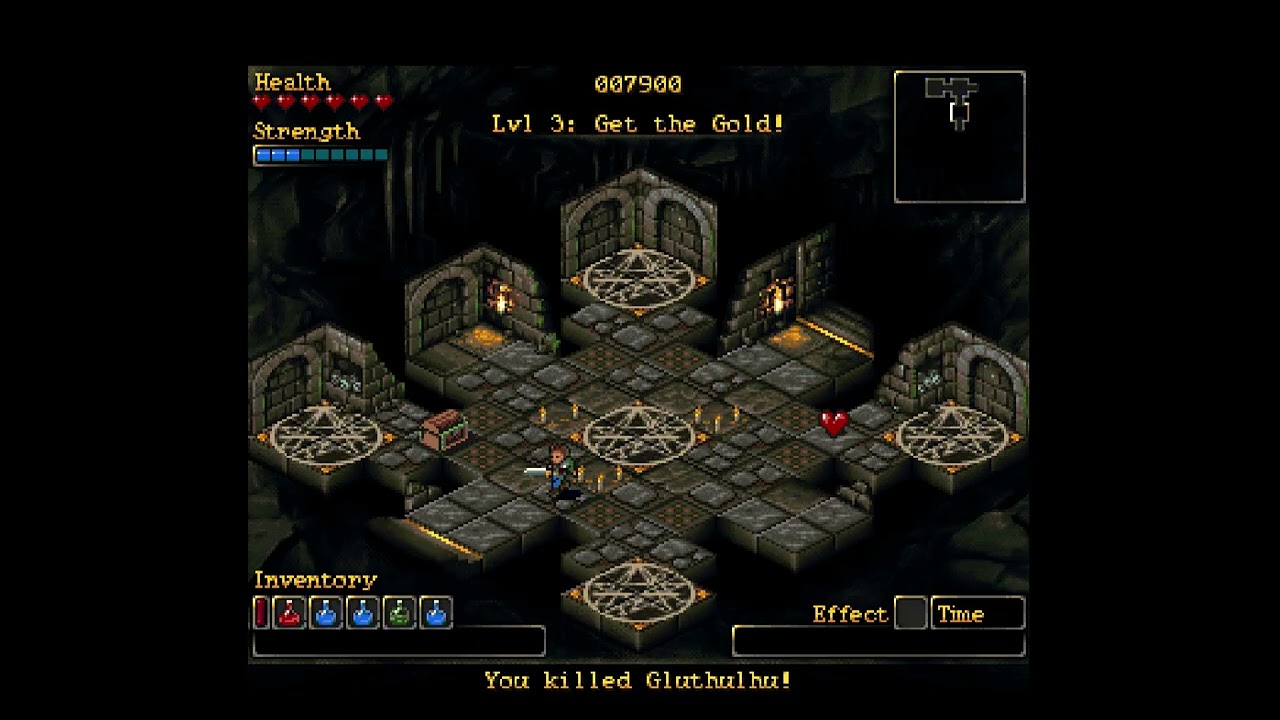 RogueCraft DX - Mega65 - Playthrough. No commentary