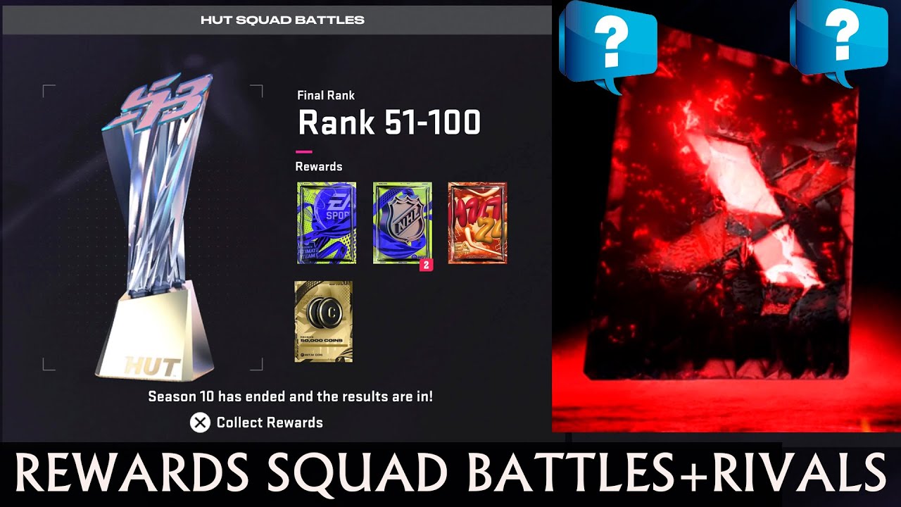 NHL 24 HUT | НАГРАДЫ ЗА SQUAD BATTLES TOP 100 + RIVALS 16.12.23