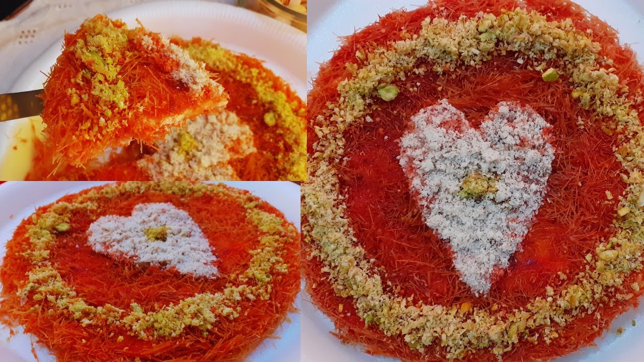 Creamy Kunafa in Pan | Kunafeh without oven | Dessert | Vermicelli Dessert | Arabic Sweet Dish |