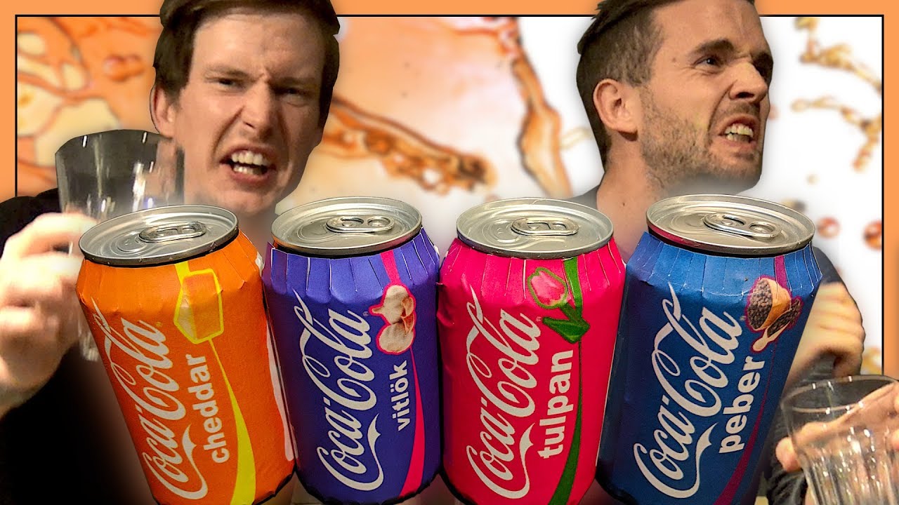 Testar Coca Cola's NYA SMAKER 2018 - Cola Vitlök!