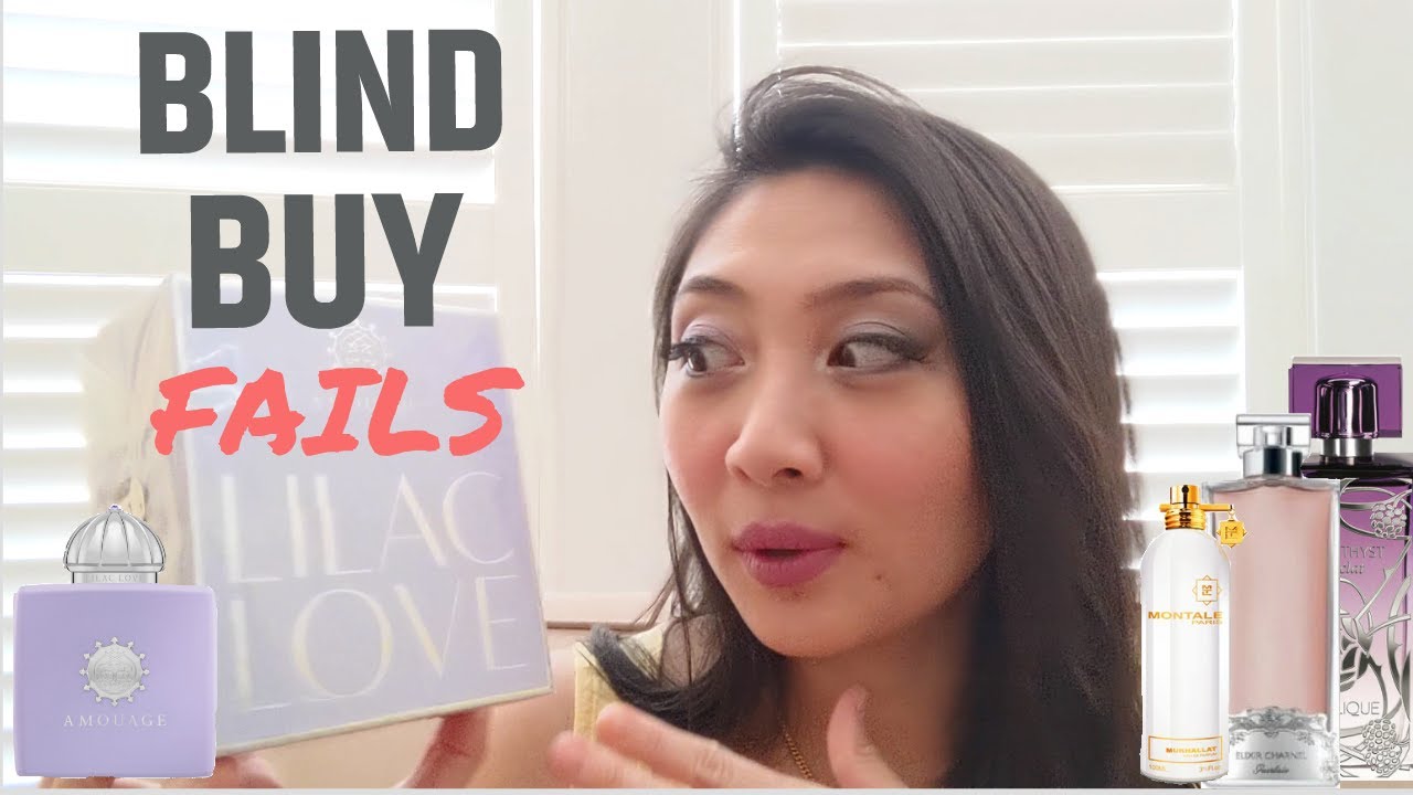 😖 BLINDBUY FAILS: AMOUAGE LILAC LOVE, LALIQUE, MONTALE | YOUTUBE MADE ME BUY IT| PERFUME COLLECTION