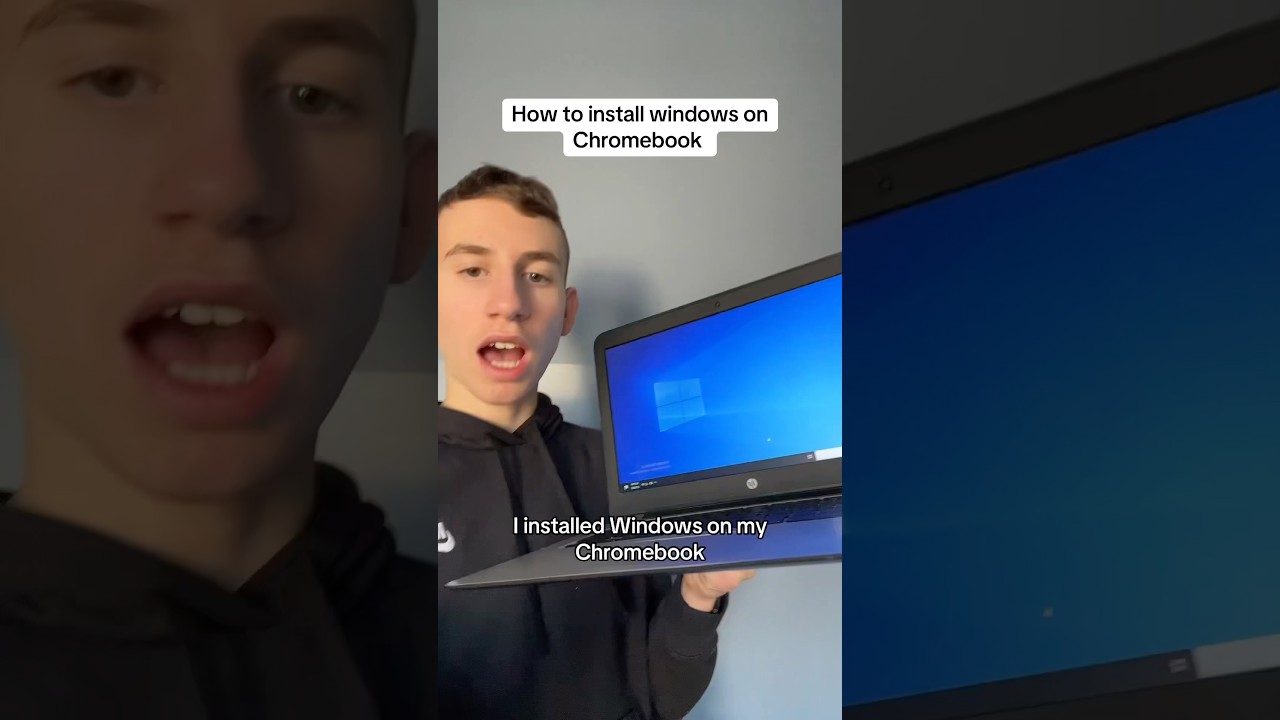How to install windows on a Chromebook #chromebook #windows #tech #techfacts #techtok