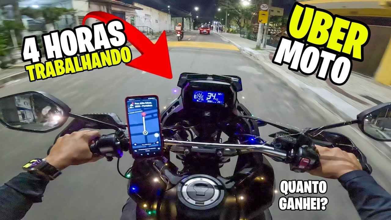 FAZENDO UBER MOTO DE SAHARA 300 COM PISCA PISCA DE NATAL! MEU ULTIMO VIDEO
