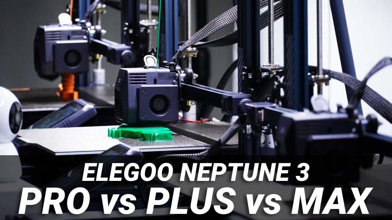 Ces imprimantes 3D ont tout ce qu'il vous faut! Voici la Elegoo Neptune 3 Pro, Plus et Max!