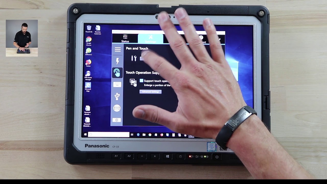 Пошаговое руководство по использованию утилиты CF 33 Panasonic Dashboard.