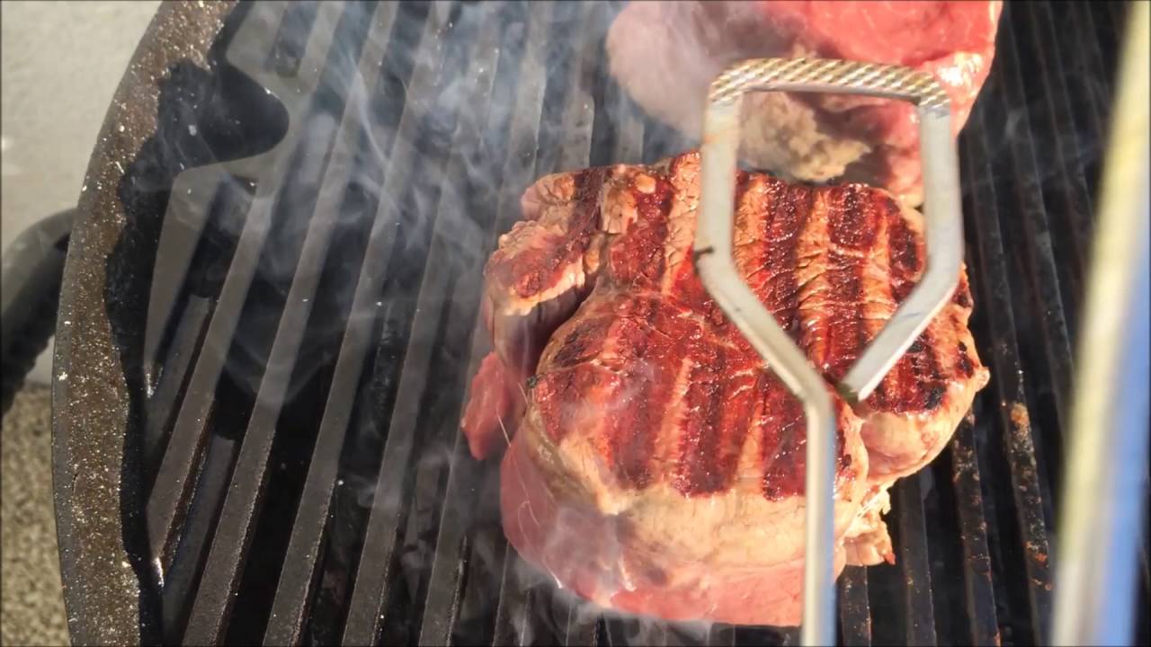 Rinderfilet grillen - auf Weber-Grill mit Holzkohle