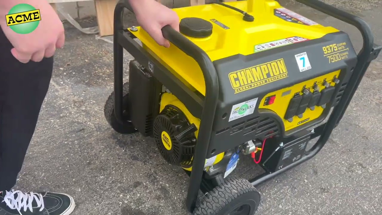How to Start up a Generator - Acme Partyworks