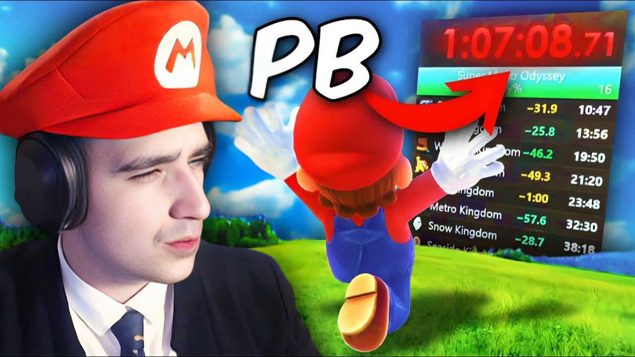 TiToPinha ROMPE su RECORD de Mario Odyssey