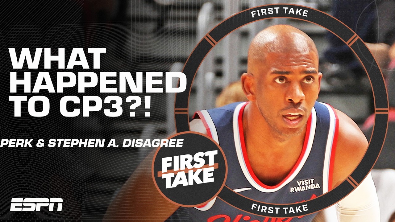 Stephen A. GETS INTO IT with Perk about CP3 😬 ‘WE AIN’T GONNA TELL THAT LIE!’ | First Take