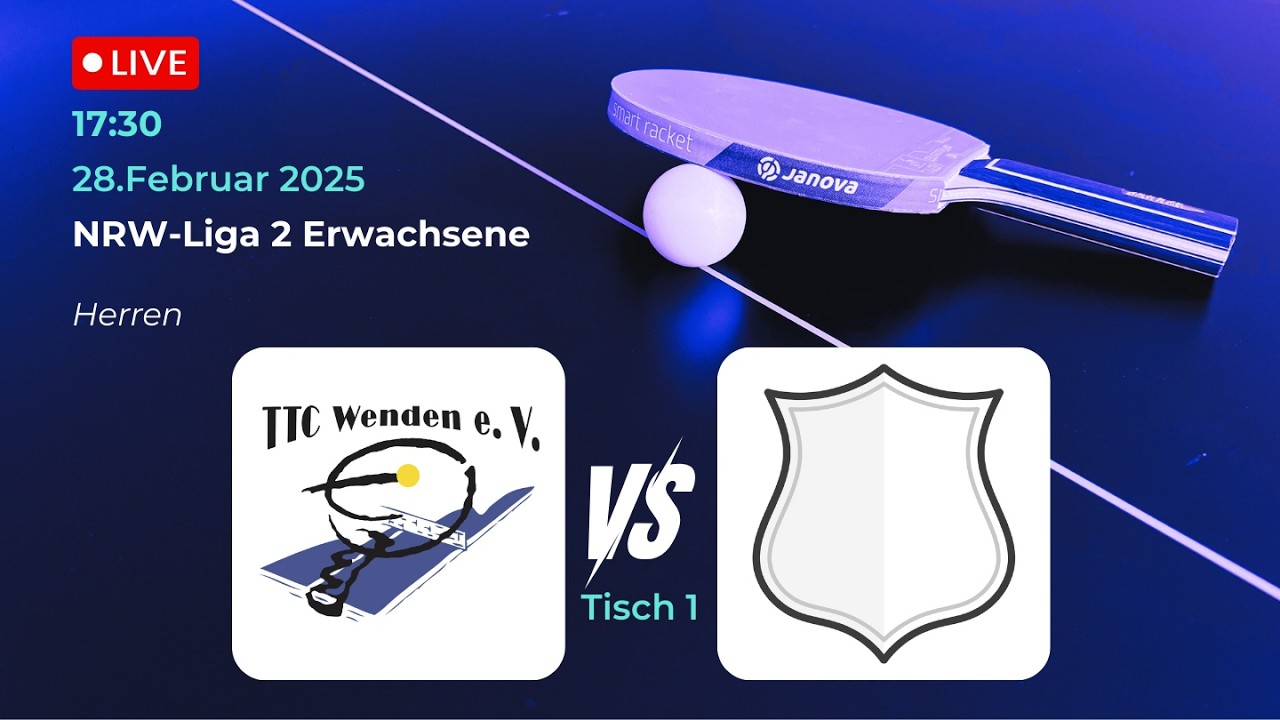TTC Wenden vs. TTV Falken Rheinkamp | Tisch 1