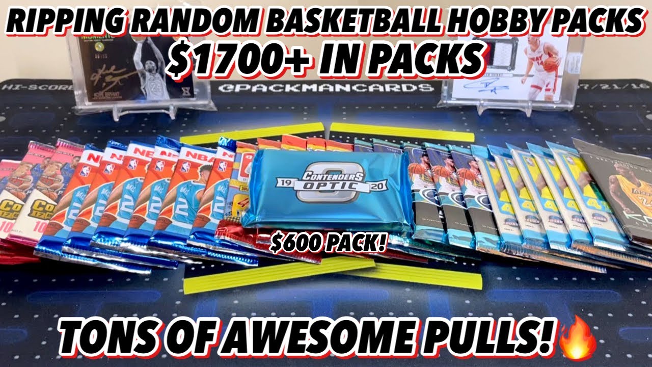 *OPENING $1700+ IN PACKS! TONS OF AWESOME PULLS!🔥* RANDOM BASKETBALL SPORTS CARD HOBBY PACK OPENING
