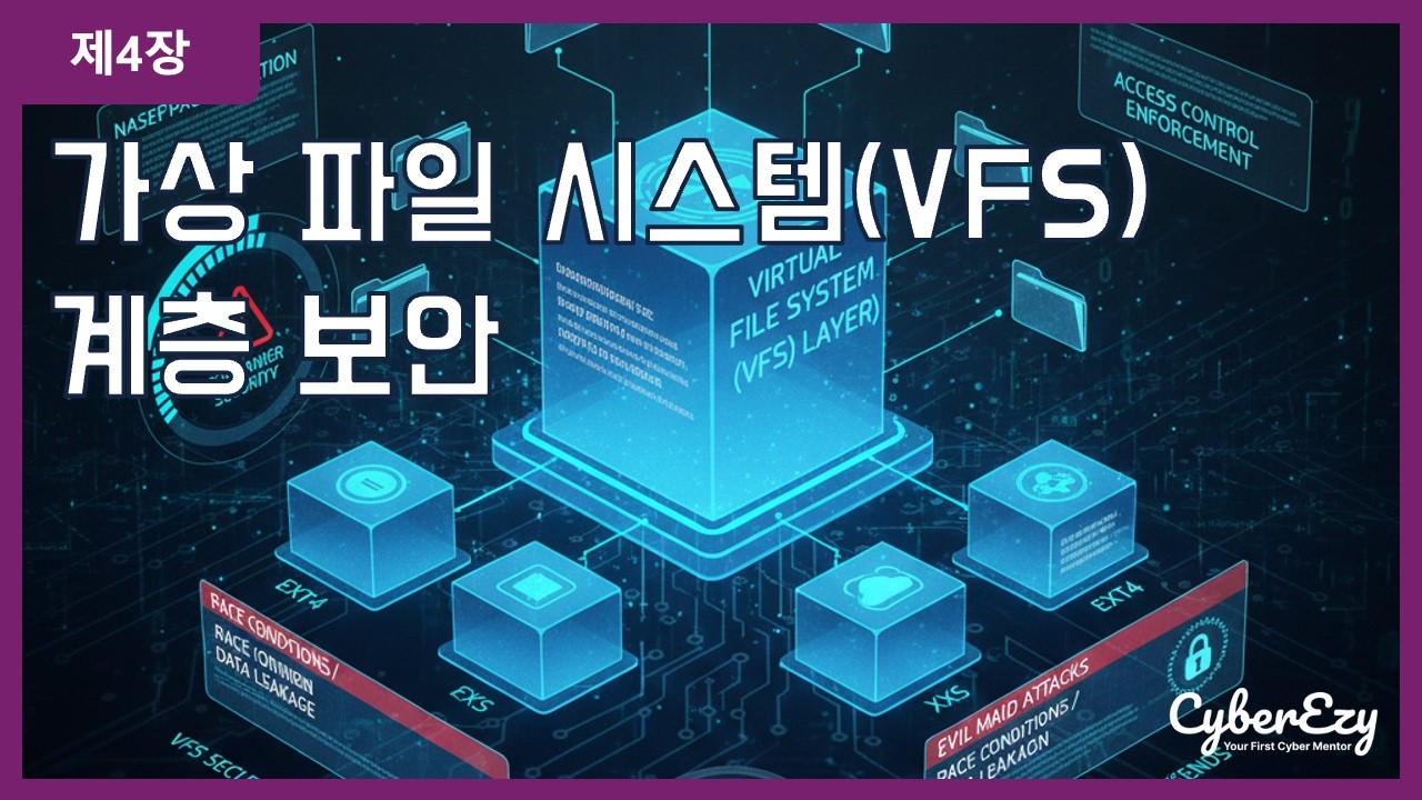 (사이버보안 강좌) 제4장. 가상 파일 시스템(VFS) 계층 보안 - 유닉스 파일시스템 계층 구조의 보안 아키텍처: 기초 및 취약점