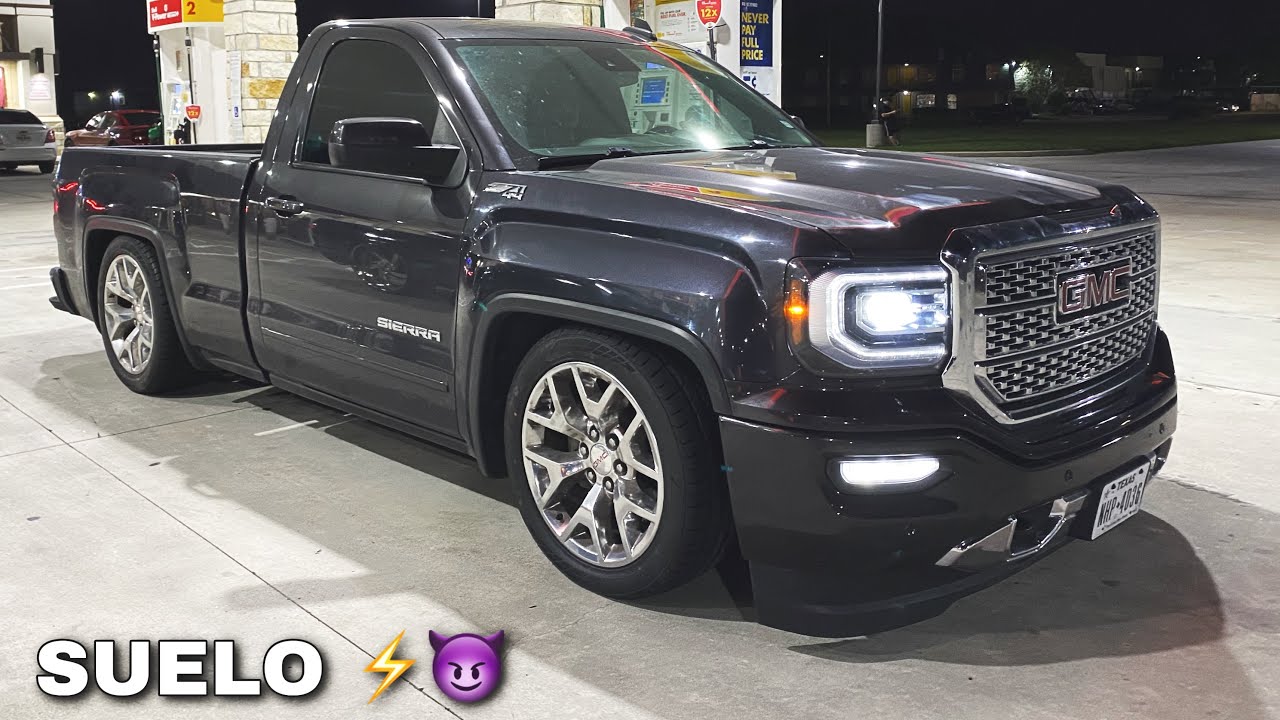 SLAMMED MY SINGLE CAB DENALI!