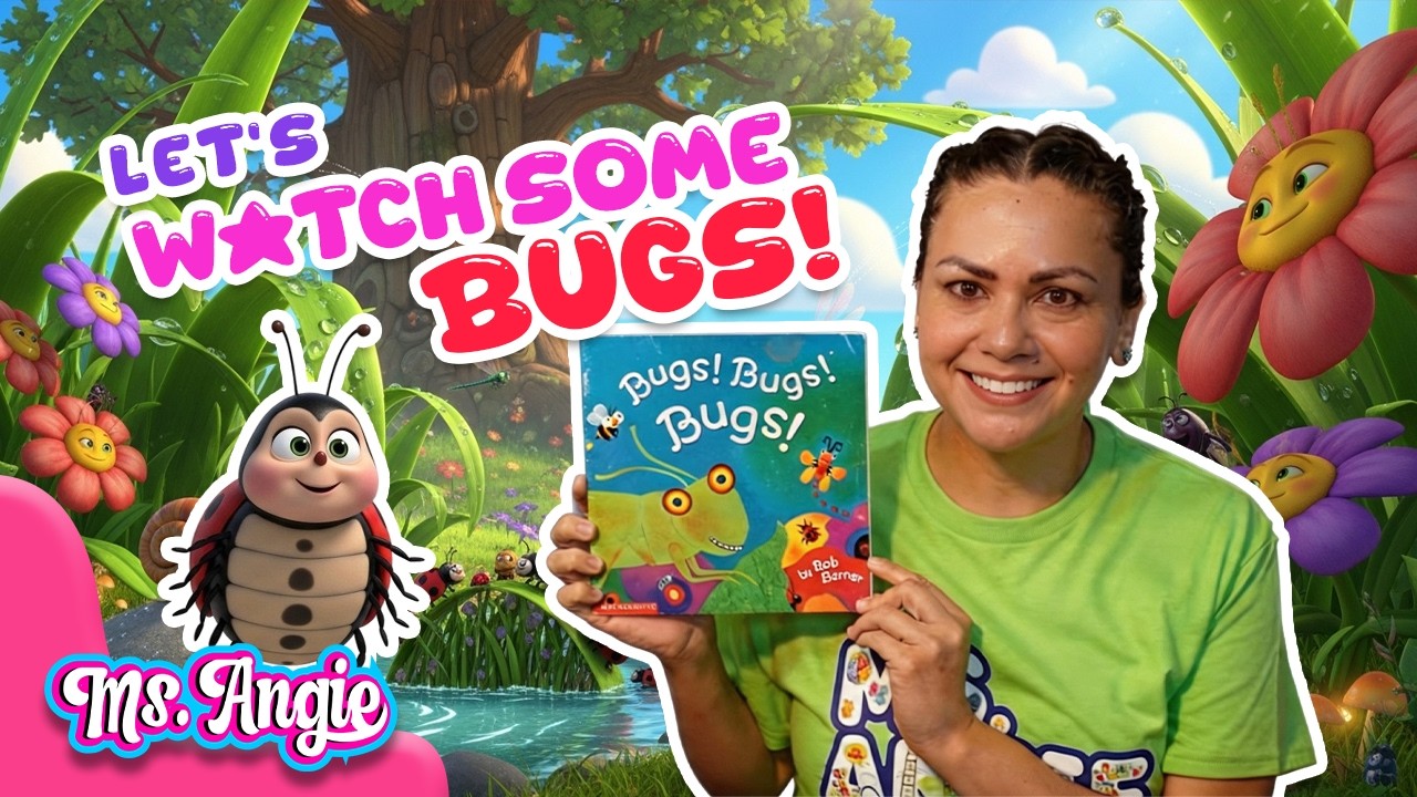Bugs, Bugs, Bugs! Read Aloud 🐜 Descriptive Language & Counting Activity