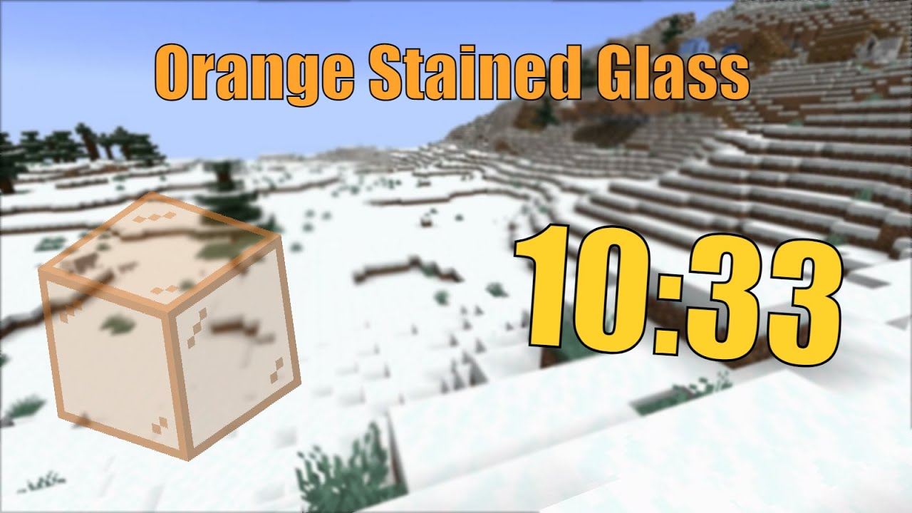Item Speedrun #11 - Orange Stained Glass