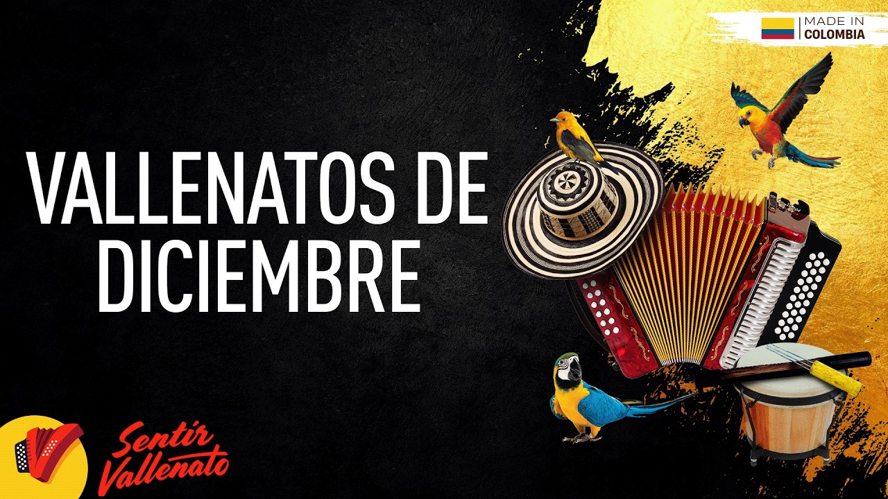 Vallenatos De Diciembre, Video Letras - Sentir Vallenato