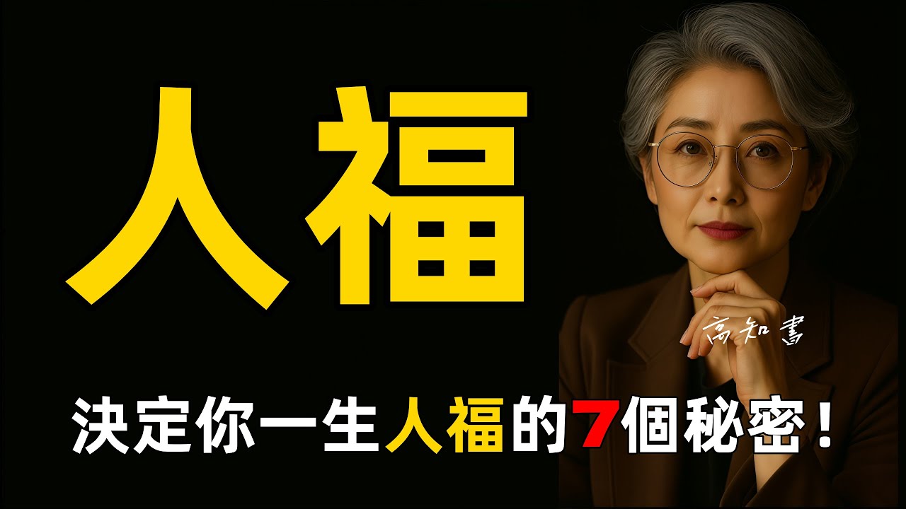 決定你命運的，不是人脈，而是人福! |人際關係 |吸引力法則 |人生智慧 |人性洞察 |成功習慣 |燈下心語