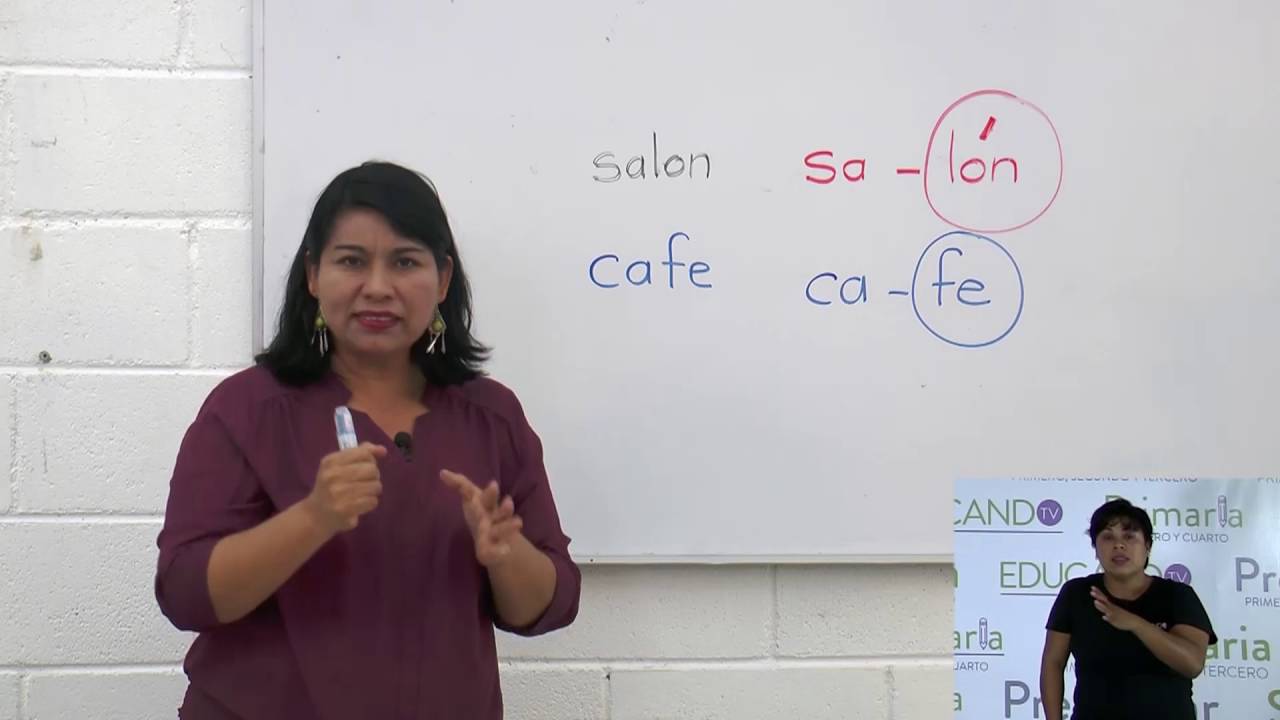 Primaria 3º Y 4º clase: 36 Tema: La acentuación de palabras