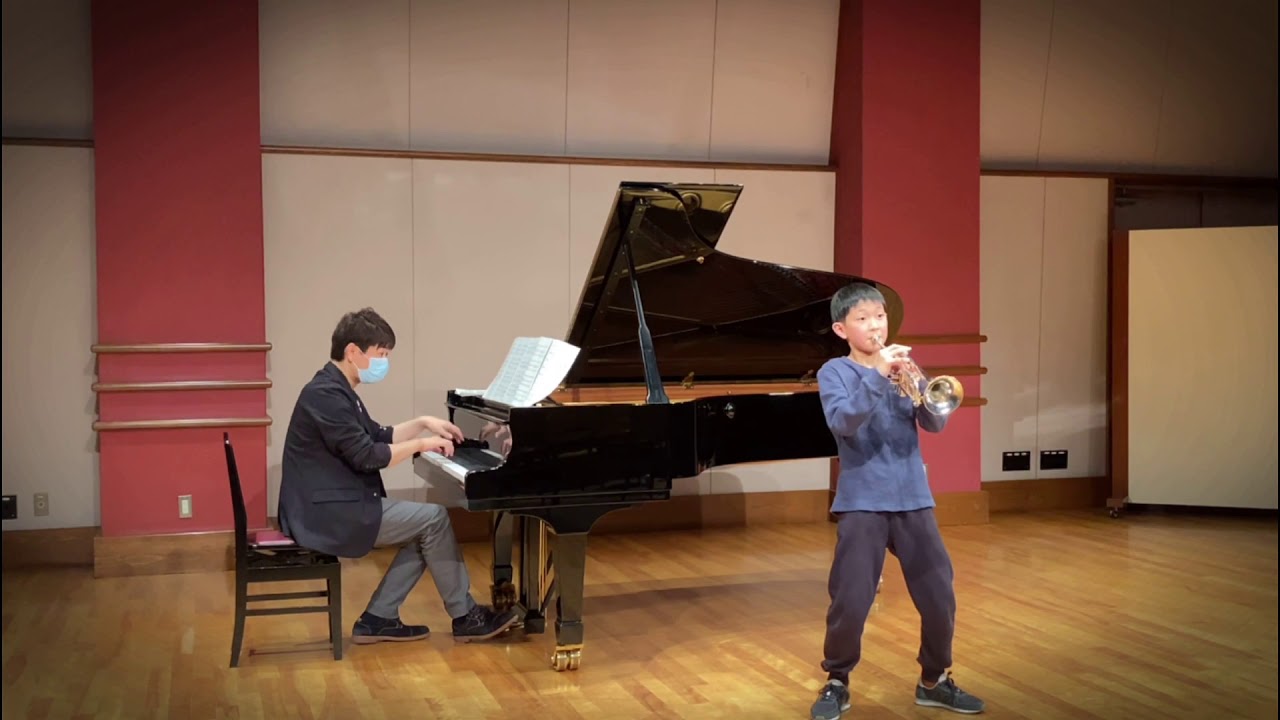 コンクール録音審査用録音の風景/アルチュニアン/トランペット協奏曲より/無事に第一位を頂きました！2021