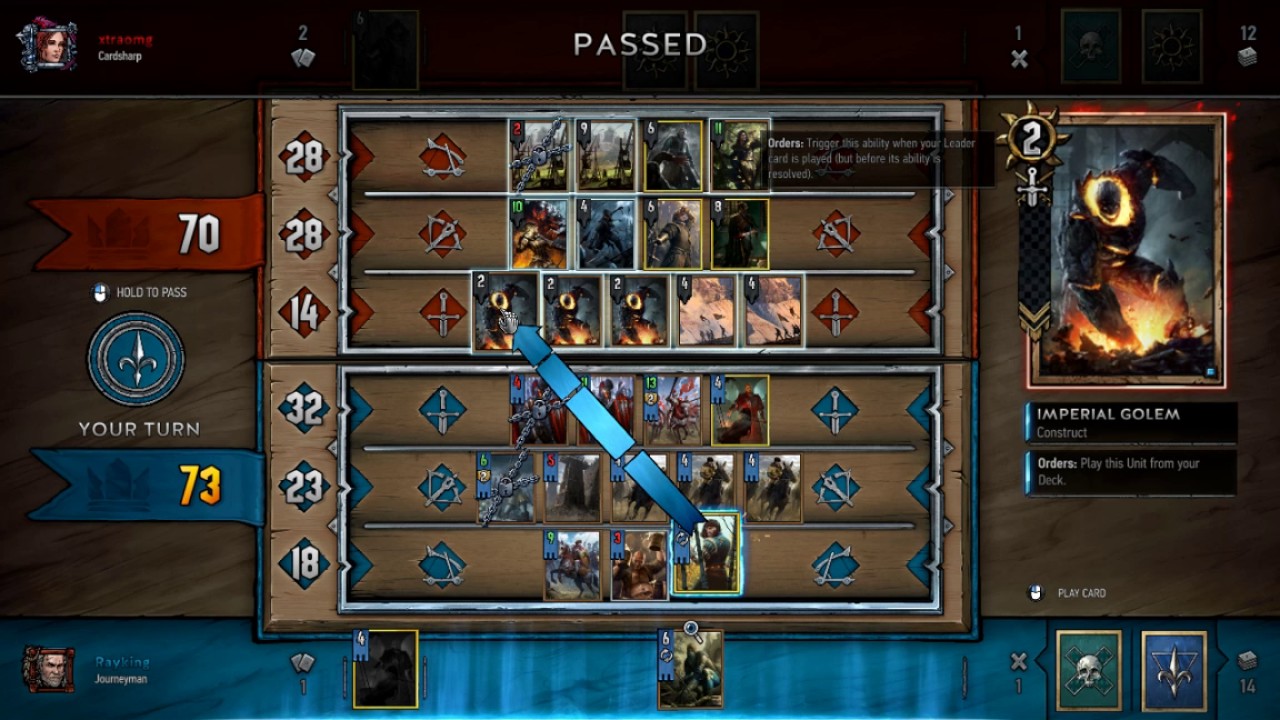 Gwent Public Beta: Radovid vs. Morvran