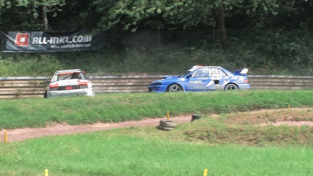 Autocross Schlüchtern 2017 Finale Klasse 3B Tauber vs. Fürst - by Rallyeszene.de