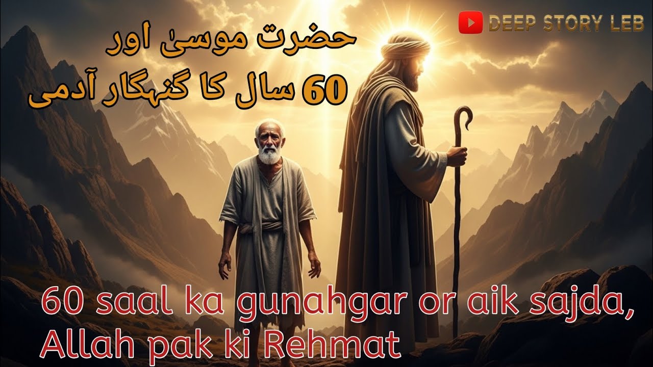  60 saal k gunah maaf | Hazrat Musa pak Aur Allah pak ki be'misal Rehmat 🥰