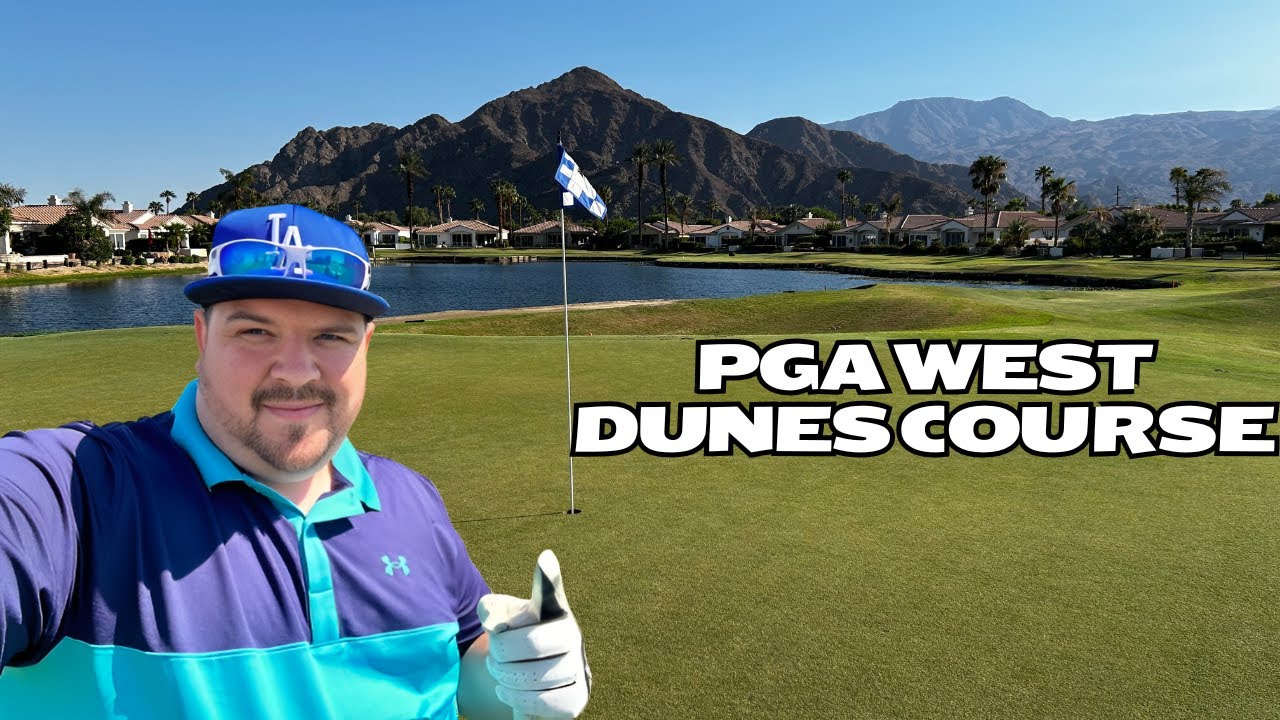 Golfing at PGA West Pete Dye Dunes Course