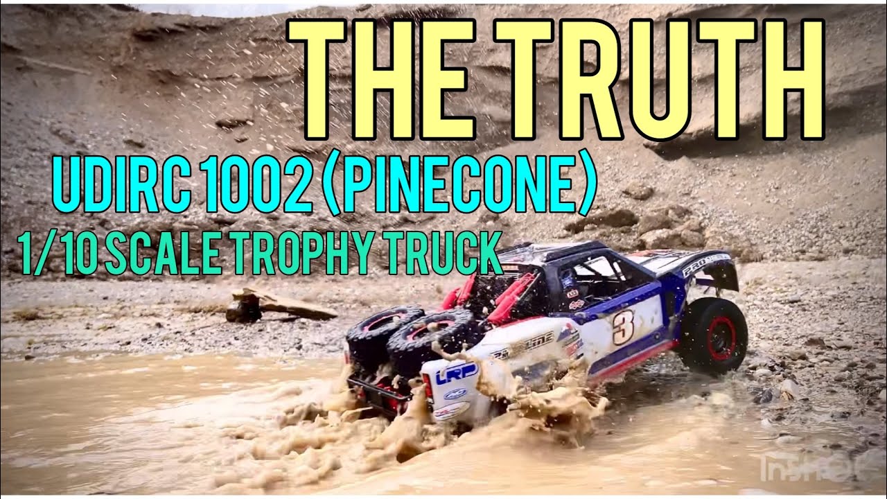 What you should know, if you want to buy a Udirc 1002 ore Pinecone 1/10 scale Trophytruck #rccar #rc