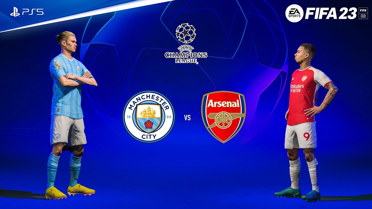 FIFA 23 - Manchester City vs Arsenal - UEFA Champions League Final 23/24 | PS5™ Gameplay [4K60]