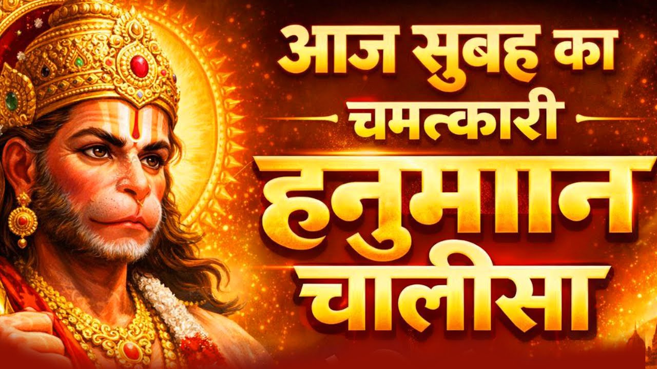 🙏 Hanuman Chalisa Full | सुबह सुनते ही सभी कष्ट दूर | Jai Bajrangbali