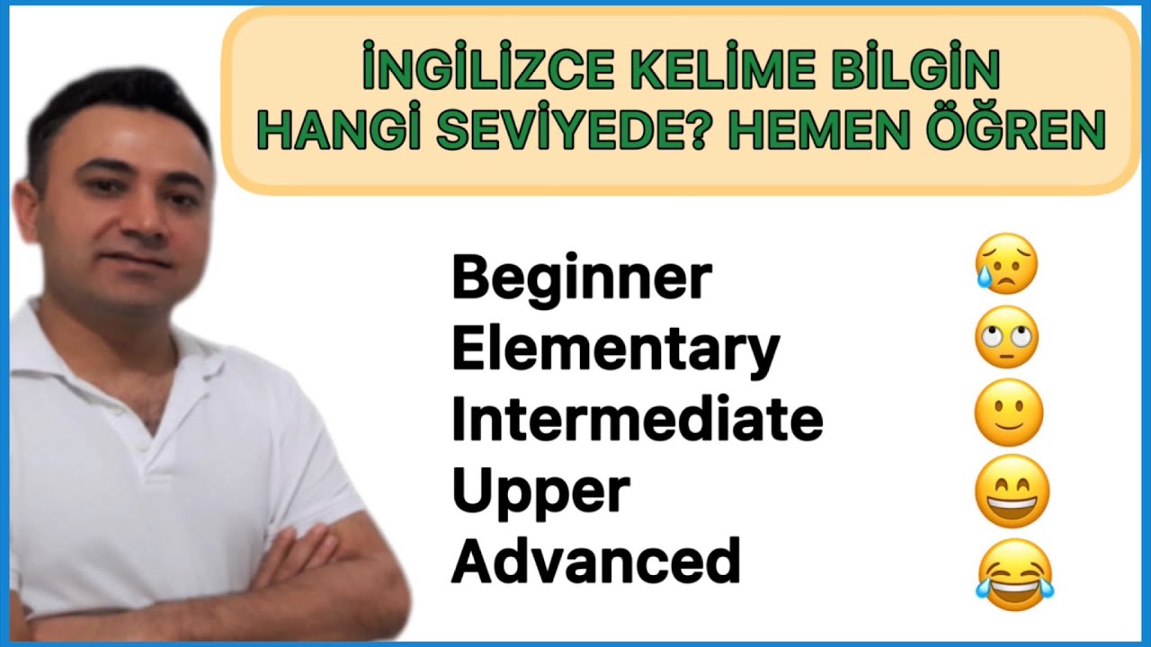 İNGİLİZCE KELİME BİLGİN HANGİ SEVİYEDE? 🔥🔥🔥HEMEN TEST ET VE ÖĞREN | İNGİLİZCE KELİME ÖĞRENME