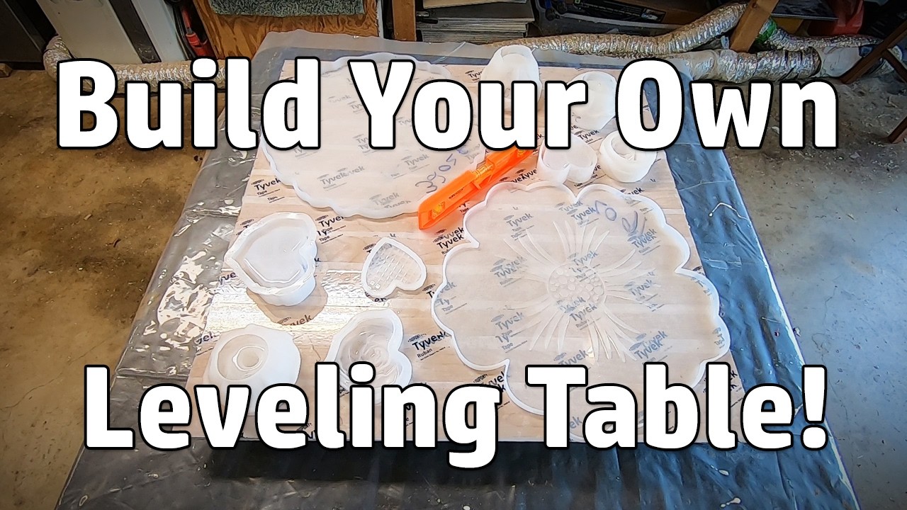 Build your own Leveling Table for Epoxy Resin - DIY #epoxyresin #resin #levelingtable