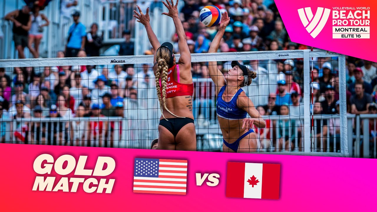 Scoles/Flint vs. Melissa/Brandie - Gold Match Highlights Montréal 2023 #BeachProTour
