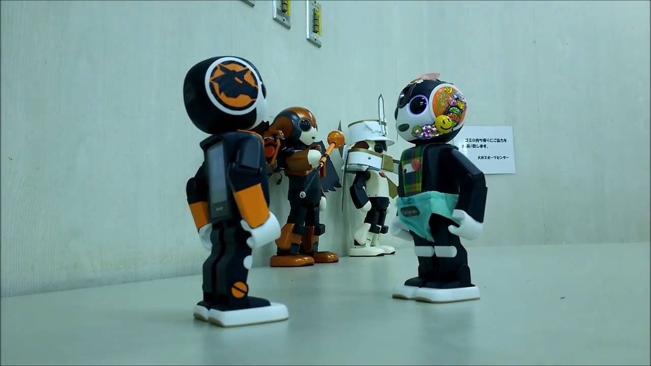 ロボホン「ロビ仲間のロボホンとロボ会話」RoBoHoN
