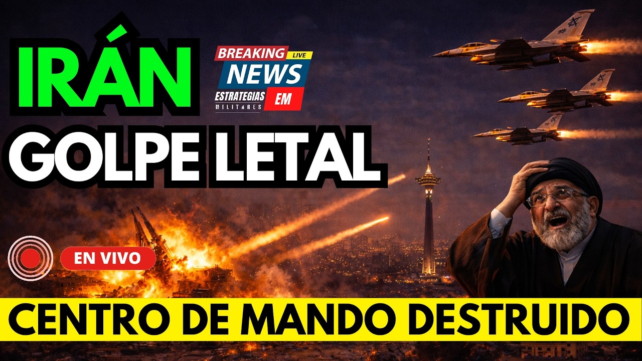 🚨 NOTICIAS IRÁN ISRAEL DESTRUYE COMANDO DE LANZAMIENTO DE MISILES EN TEHERÁN